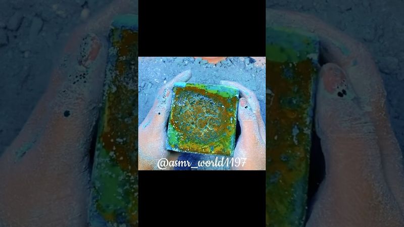 Reformed Blocks #relax #crunchycrumbles #oddlysatisfying #satisfying #slime #chalkasmr #gymchalkasmr