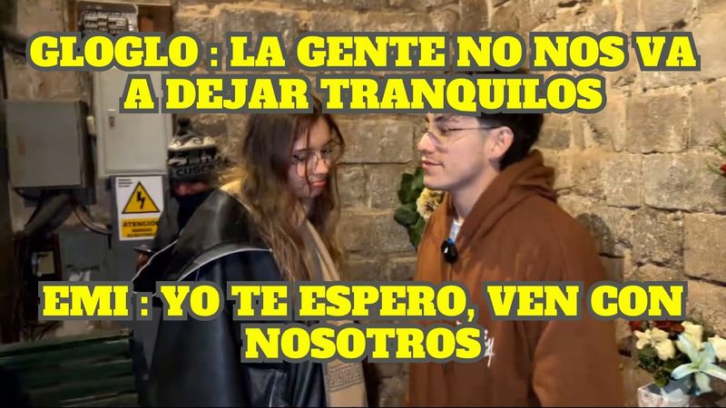 EMIKUKIS INTENTA CONVENCER A GLOGLO DE IR CON ELLOS PERO ÉL NO QUIERE INCOMODARLOS POR LA GENTE