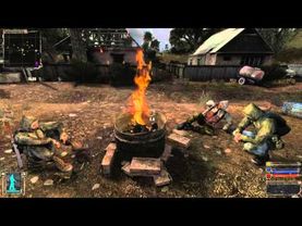 S.T.A.L.K.E.R. Ностальгия - Деревня новичков, Кордон. Разговоры у костра #stalker #сталкер