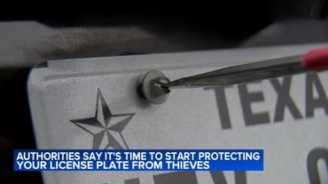 Harris County Pct. 4 Constable's Office warns drivers to protect plates with thefts expected to rise