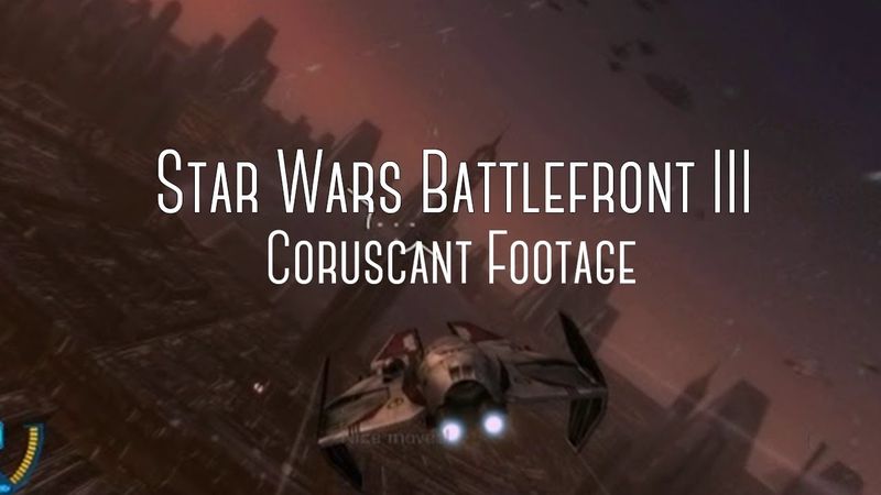 Star Wars Battlefront III PC: Coruscant Footage Uncut