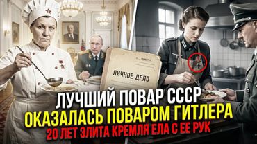 ЛУЧШИЙ ПОВАР СССР.. оказалась поваром ГИТЛЕРА! Она кормила Сталина и Фюрера! Страшная тайна Кремля!