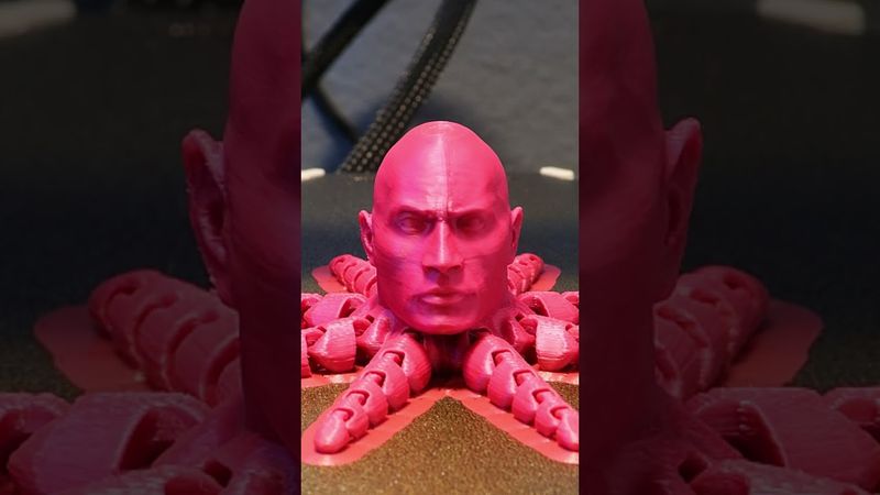3D Printed The Rocktopus