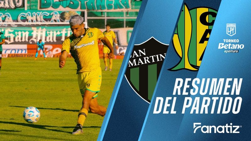 San Martín San Juan 0 vs 3 Aldosivi - Resumen del Partido  #torneoapertura2025