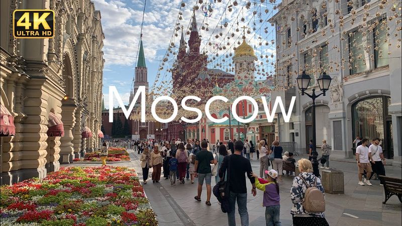 Такую Москву вы еще НЕ ВИДЕЛИ! Лето в Москве 2025. Прогулка по улицам Москвы в 4К HDR