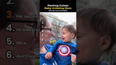 RANKING Cutest Baby Imitating Mom
