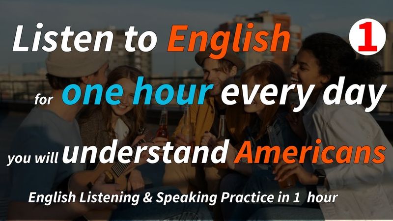 English Listening & Speaking Practice in 1 hour, daily English sentences