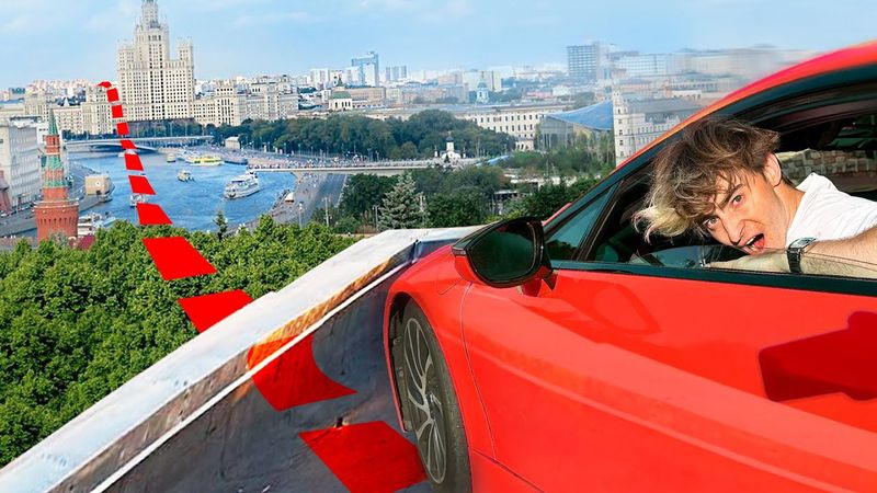 ЕДЕМ ТОЛЬКО ПРЯМО В ГОРОДЕ!**чуть не упали с крыши**