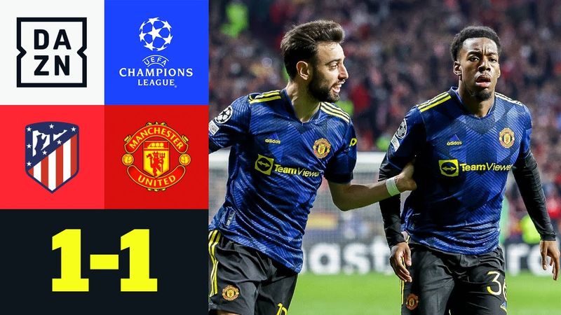 Blasse Red Devils kommen mit Remis davon: Atletico – Man United 1:1 | UEFA Champions League | DAZN