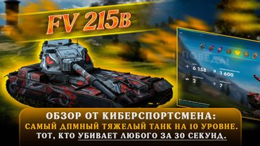 FV215b — PRO обзор 🔥— Tanks Blitz