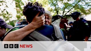 Inside Donetsk as residents flee attacks on Ukrainian region Russia wants to control | BBC News