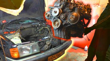 SWAP Двигателя M 102 E 23 в Mercedes-Benz  W201 (Ч.2)