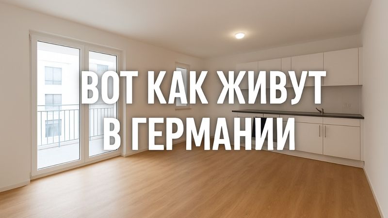 Жизнь в Германии: Как выглядит новая 2-комнатная квартира в Нюрнберге за 1040 €
