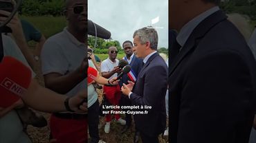 [GUYANE] Gérald Darmanin face aux journalistes à Saint-Laurent-du-Maroni
