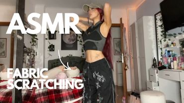₊˚⊹♡ ASMR - FABRIC SCRATCHING ON MY OUTFIT✨