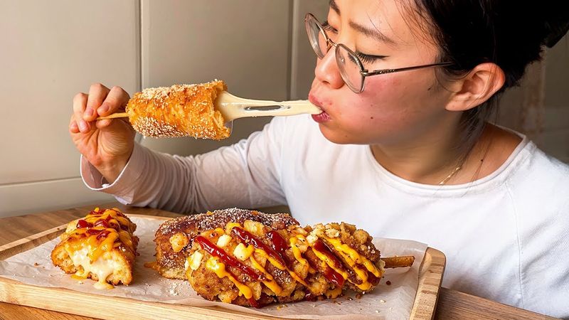 Corn Dogs Coreanos 🤤 | Cocina con Coqui