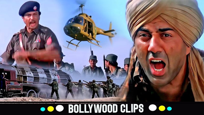 तारा सिंह ने ट्रेन में मचा दी तबाही🔥 | Sunny Deol की दमदार फाइट सीन | Amrish Puri | Gadar Antim सीन