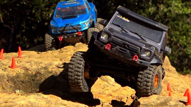 RC CRAWLERS IN ACTION!! I TRX6 I Axial I TRX4 [ Small Lake Route ]