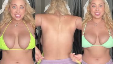 BIG BOOBS Micro Bikini Try On Haul ｜Summer Collection