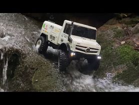 Traxxas TRX4 Benz Unimog Valley Off-road Driving 4X4 RC Car No.8