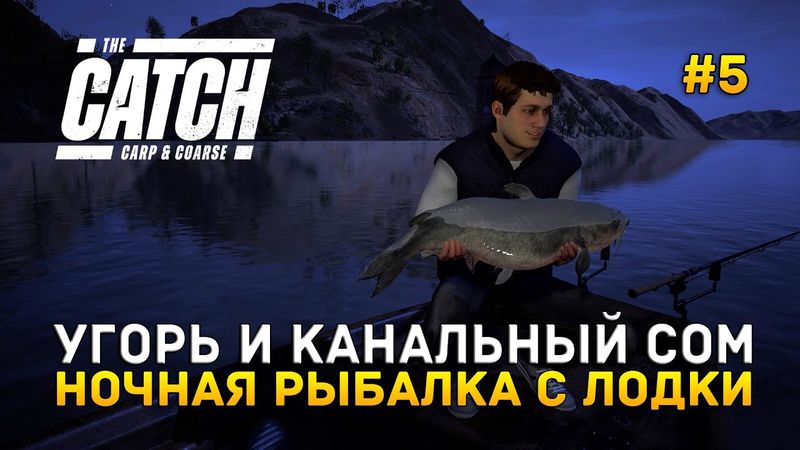 Угорь и Канальный Сом. Ночная рыбалка с лодки - The Catch Carp & Coarse #5