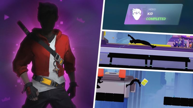 Vector - Hero Mode Kid Levels [ 7 - 11 ] Three Stars No Gadgets