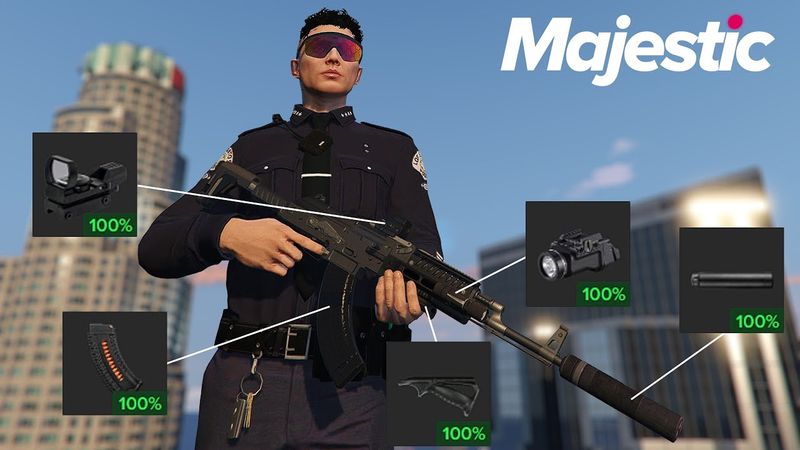 ОБНОВЛЕНИЕ ОБВЕСЫ НА ОРУЖИЕ НА GTA 5 RP MAJESTIC