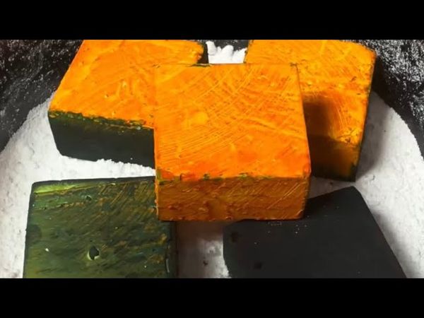 Fresh Chalk Dyed Green & Yellow