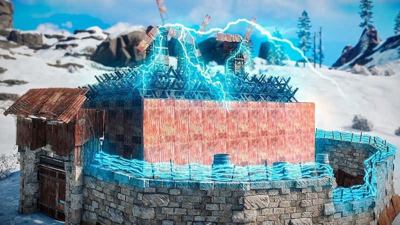 Осада ЭЛЕКТРИЧЕСКОЙ КРЕПОСТИ! Взорвал территорию КЛАНА и построил там дом Rust/Раст