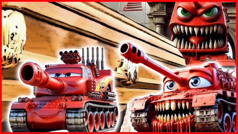 Lightning McQueen Monster Tank | Coffin Dance Song (COVER)