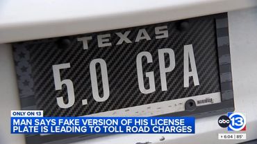 Driver with spoofed vanity plate runs up toll bill for driver with real plate