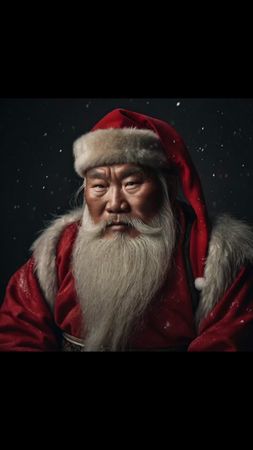 Mongolian Santa Claus