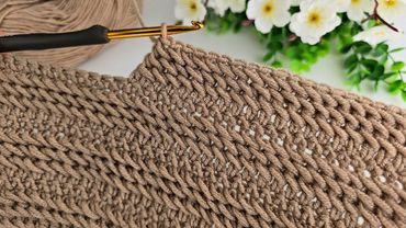 SUPER EASY Tunisian Crochet Pattern! Even Beginners Will Do It Right Away!