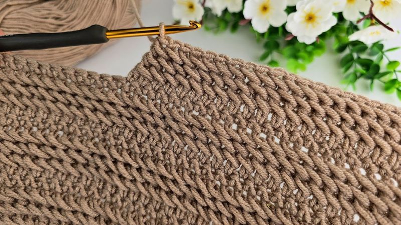 SUPER EASY Tunisian Crochet Pattern! Even Beginners Will Do It Right Away!