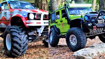 RC Car Tamiya Bruiser & SCX10 II Trail Ride Adventure 4