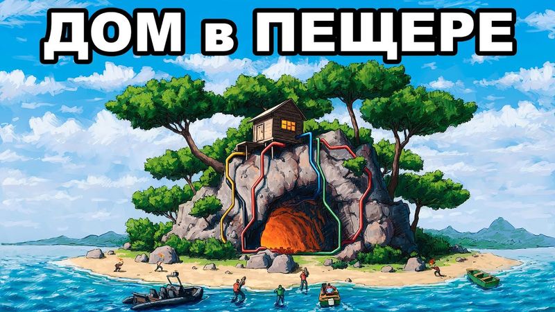 МОЙ БУНКЕР в ПЕЩЕРЕ против 1000 ЧЕЛОВЕК в РАСТ / RUST