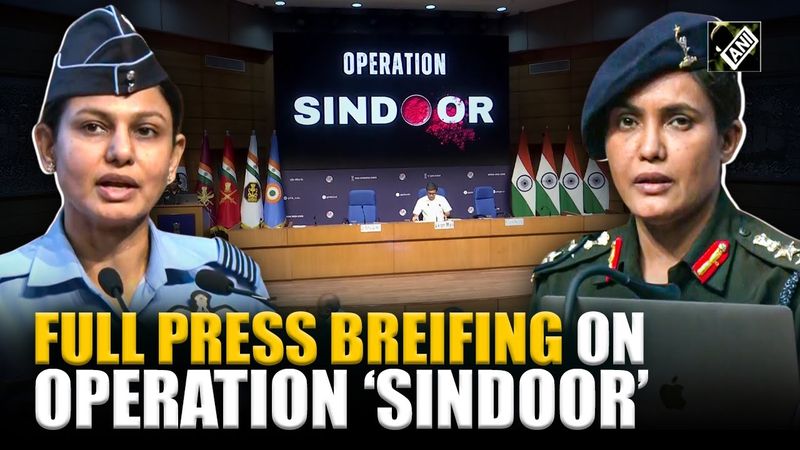 Full Press Conference: Indian Army, IAF, Navy give detailed press briefing on ‘Operation Sindoor’