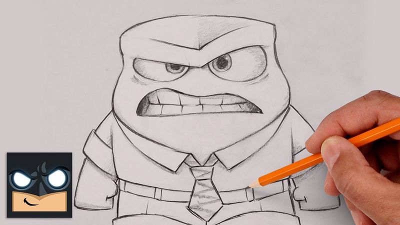 How To Draw Anger | Inside Out 2 | 14 Minute Sketch Tutorial
