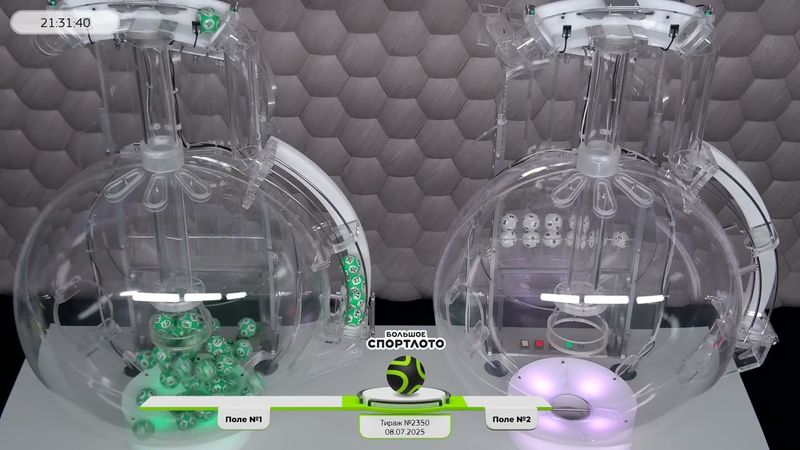 Столото представляет | Лотерея «Большое Спортлото». Тираж № 2350 от 08.07.2025 г.