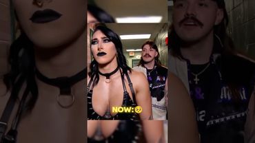 Rhea Ripley 💜 and dominik Mysterio then vs now 🥺! #wwe #rhearipley