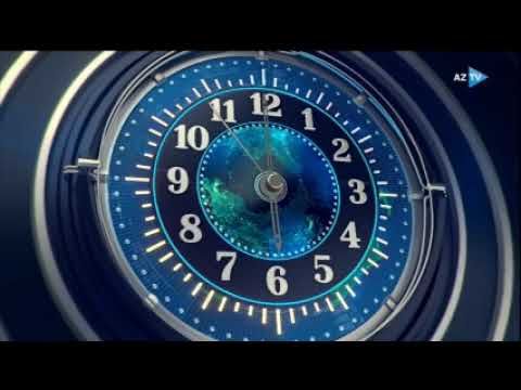 Часы и начало "Новостей" на русском языке (AzTV, 07.12.2019, 18:00)