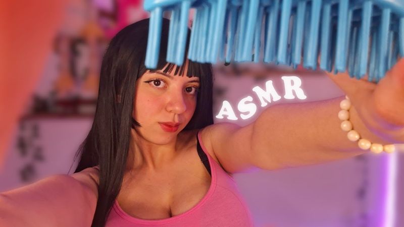 NAMORADA CIUMENTA CORTANDO SEU CABELO ✂️ASMR
