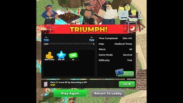 SOLO broke trial | tower defense simulator