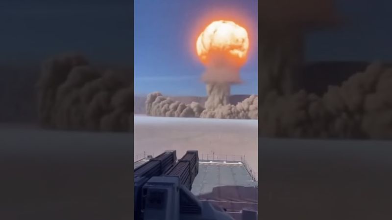 U.S. Military Railgun Test
