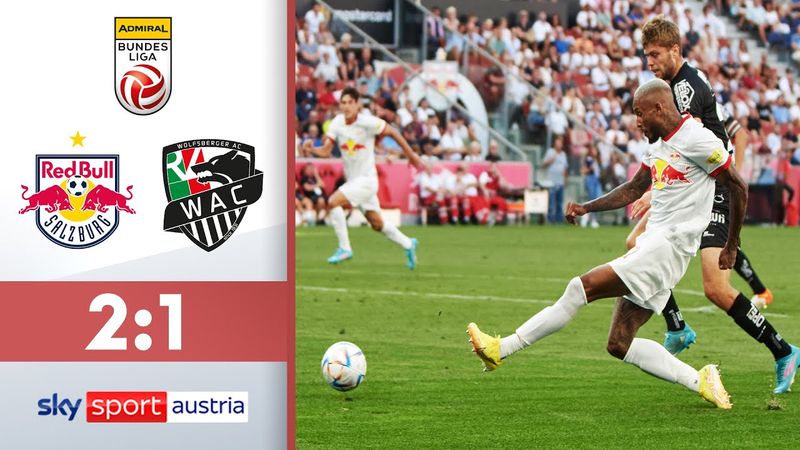 Salzburg feiert verdienten Sieg | RB Salzburg - Wolfsberger AC | Highlights - ADMIRAL Bundesliga
