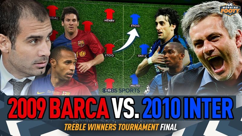 2009 Barcelona vs. 2010 Inter 🏆 | BEST treble-winning squad Tournament FINAL 🤯 | Morning Footy