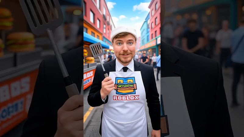 Mr. Beast, Ronaldo & Messi🤩 vs Roblox ASMR!?😋