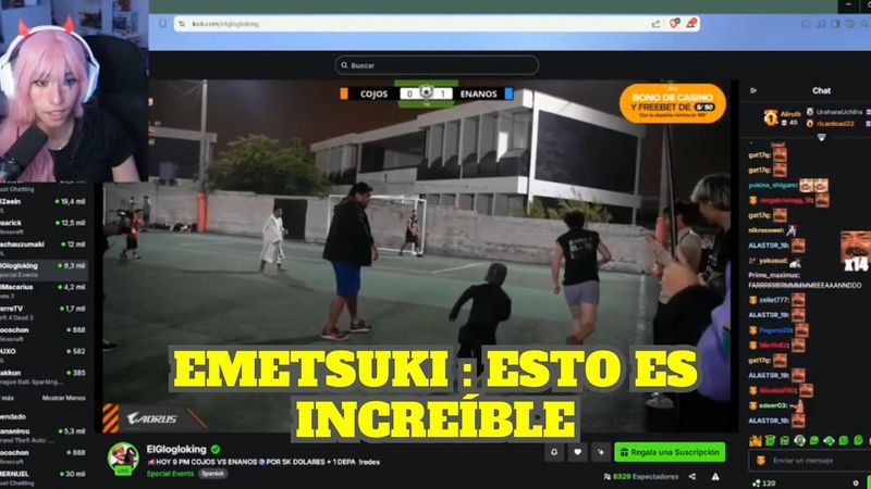 EMETSUKI REACCIONA AL PARTIDO DE COJOS VS ENANOS DE GLOGLOKING + LOS VE PERDER CONTRA LOS ENANOS