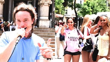 Auf der weißen Decke des Januars - Französische Frauen schmolzen auf den Straßen Spaniens dahin
