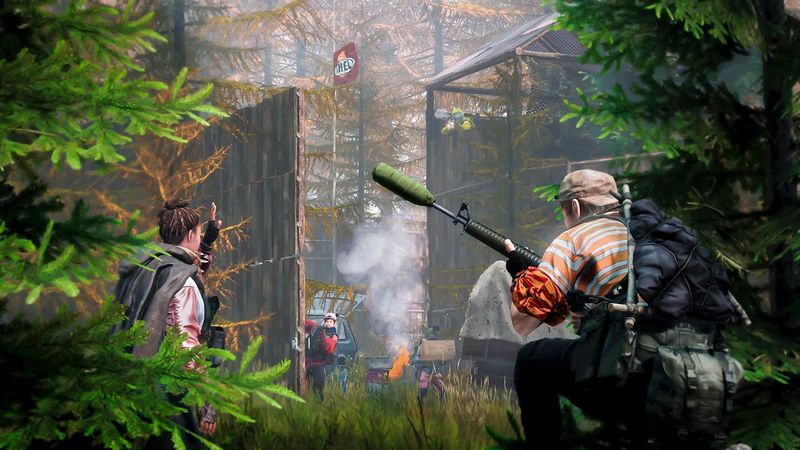 НАША ЛЕСНАЯ КРЕПОСТЬ! Оказался ЗАКРЫТЫМ в чужой базе, НЕВЕРОЯТНАЯ БОРЬБА с соседями! - DayZ